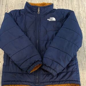 The North Face Kids REVERSIBLE Navy Puffer Jacket